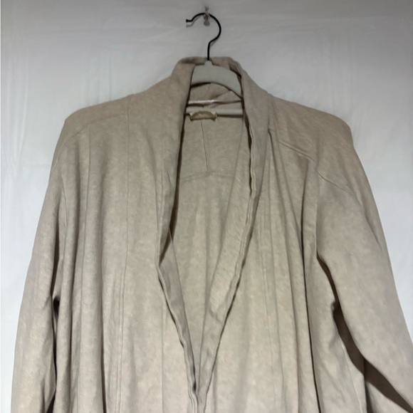 Pact Women's Beige Open-Front Cardigan - Picture 4 of 11